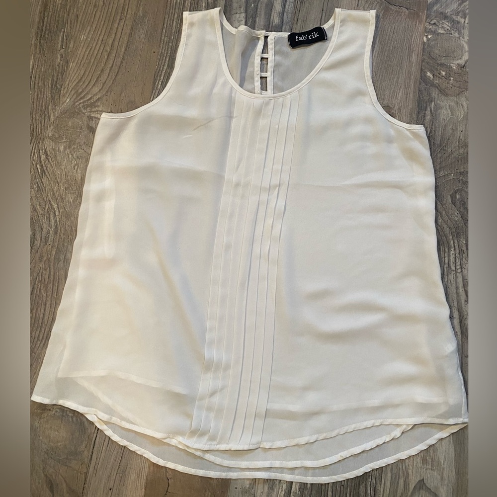 Fab’ rik dressy tank, size large
